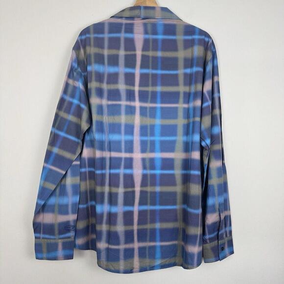 NWT Diesel S-Daraa Shirt 439 Electric/Blue Men’s Size 50 Plaid Button Up $225 - Picture 4 of 15
